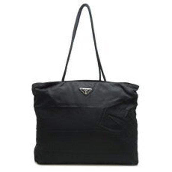 Prada Tote Bag Handbag Nylon Nero Black - Picture 1 of 9